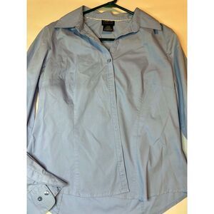 George Stretch womans large 12/14 long sleeve blue